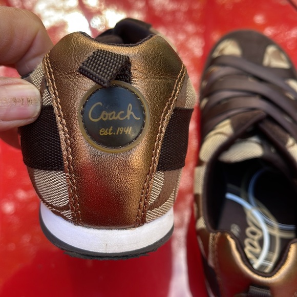Coach sneakers Sz 7 - Picture 8 of 9